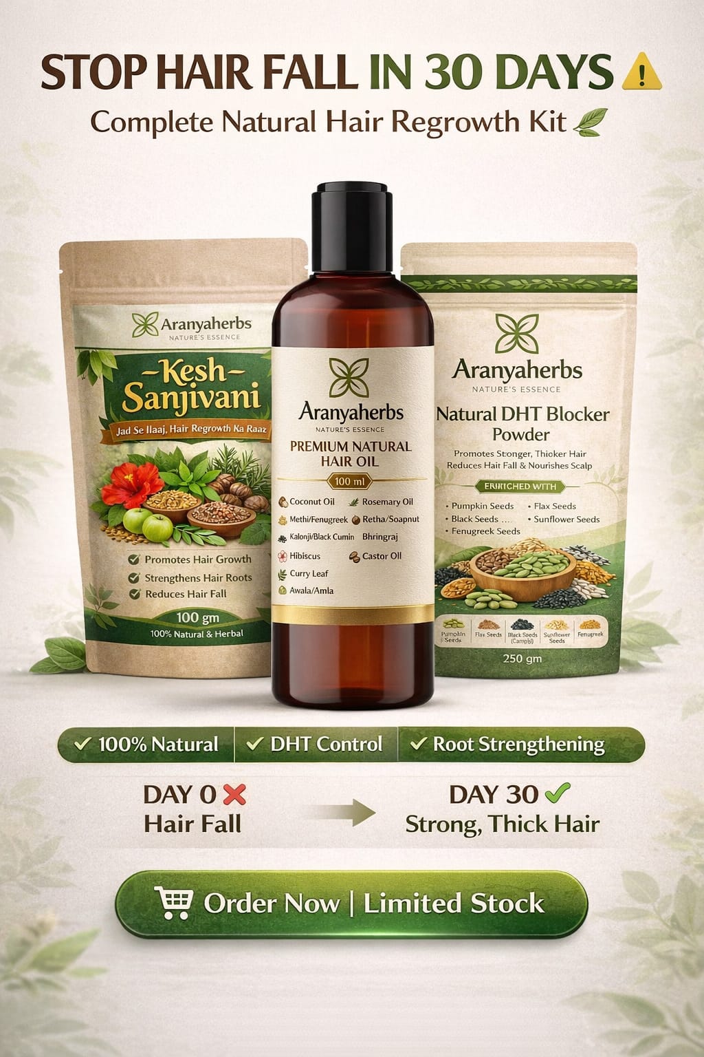 Why Is My Hair Falling Out? 5 Hidden Triggers and the Ayurvedic "Jad Se Ilaaj" (Root Solution)