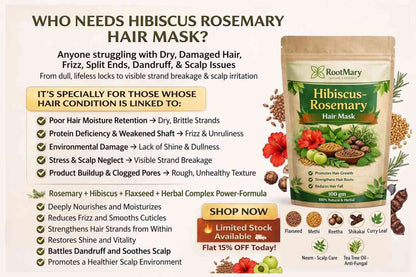 Hibiscus Rosemary Hair Mask