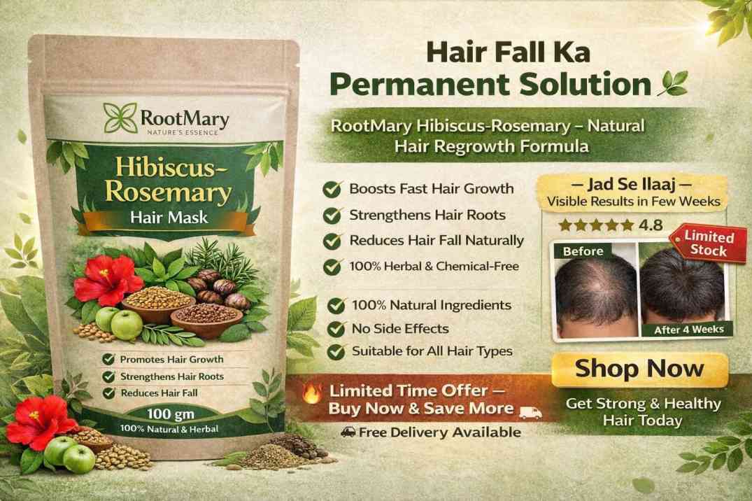Hibiscus Rosemary Hair Mask